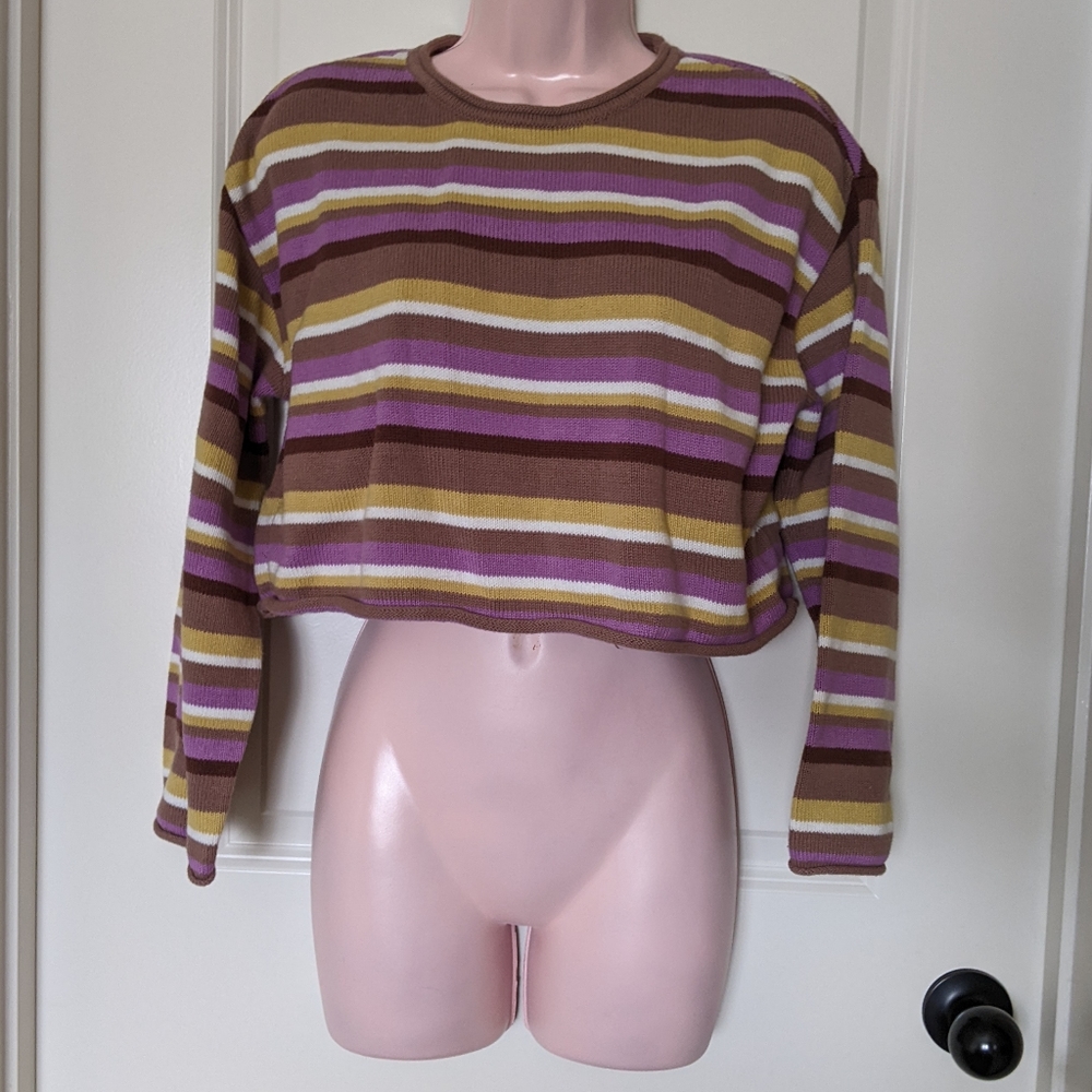 Cropped Boxy Sweater